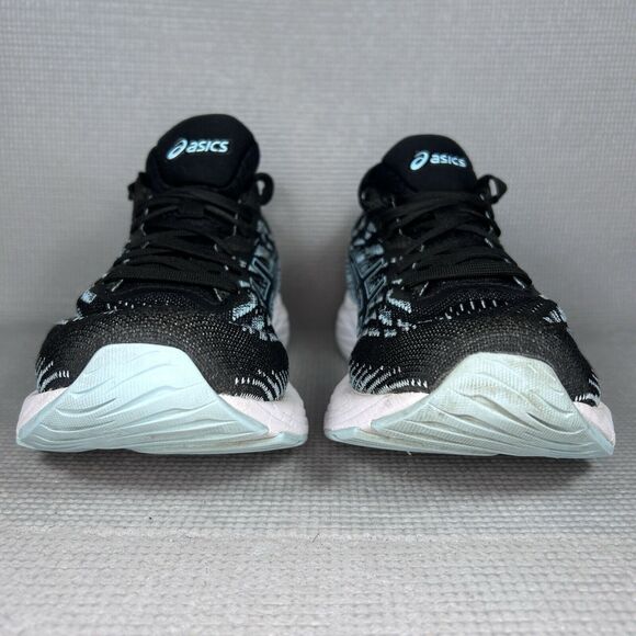 ASICS GEL-STRATUS 3 Knit Women's Sz 11 Running Gym Shoes Athleisure Black Teal - Picture 3 of 11